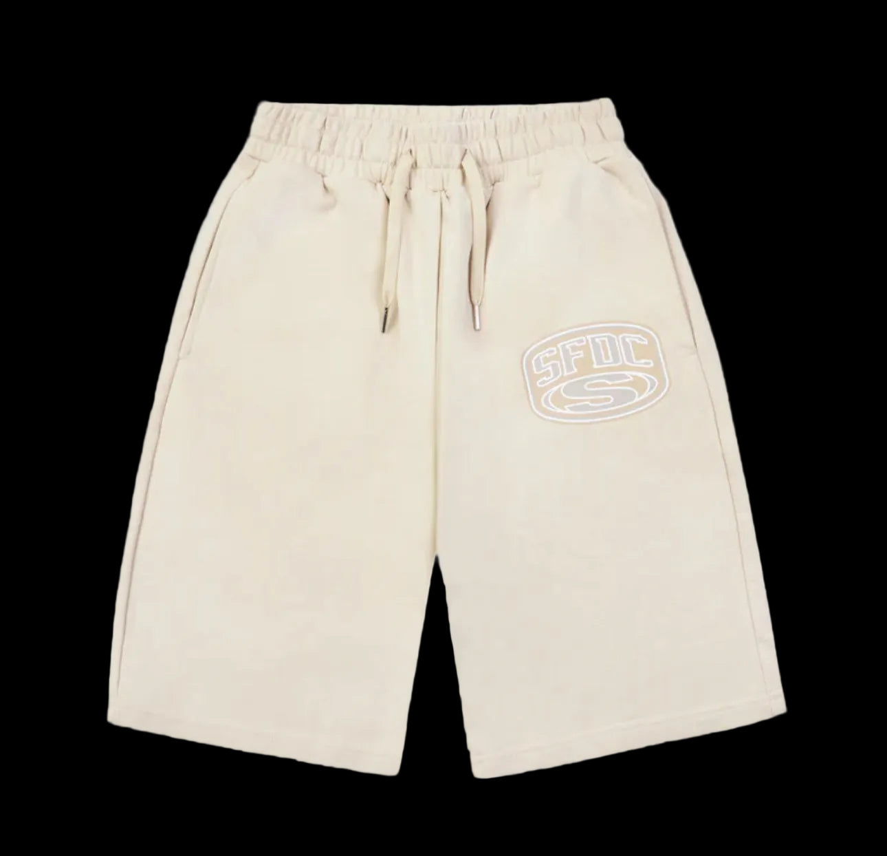 SFDC Beige Logo Sweatshorts