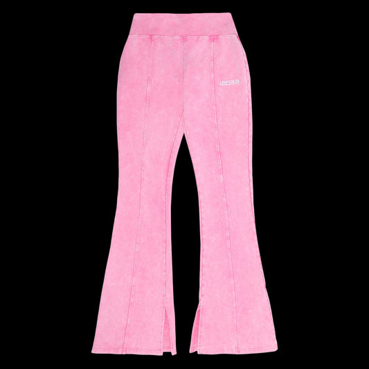 SFDC Women’s Flared Track Bottoms – Pink Wash