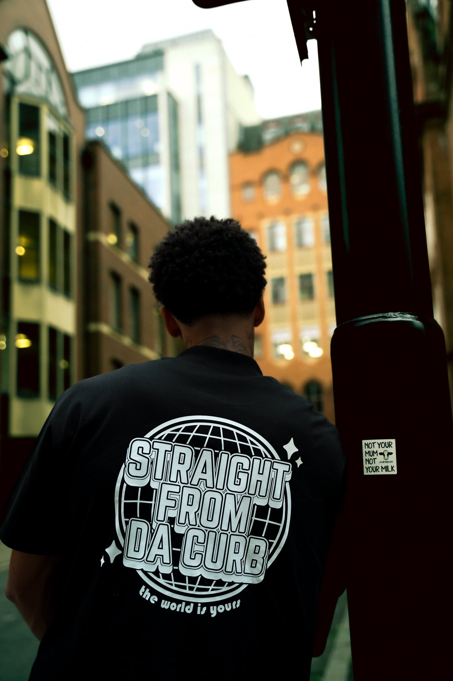 SFDC Oversized Turtle Neck Tee – “The World Is Yours”