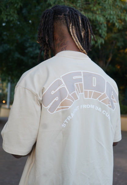 SFDC Graphic Oversized T-Shirt - Beige