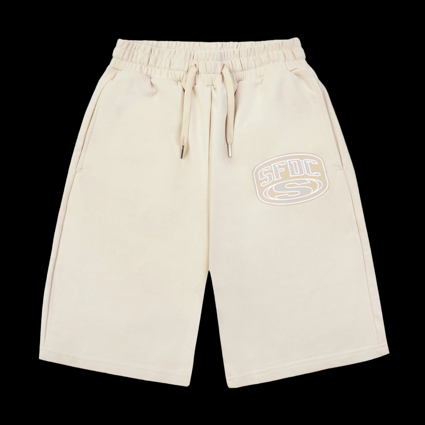 SFDC Beige Logo Sweatshorts