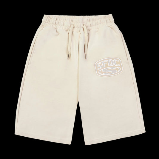 SFDC Beige Logo Sweatshorts