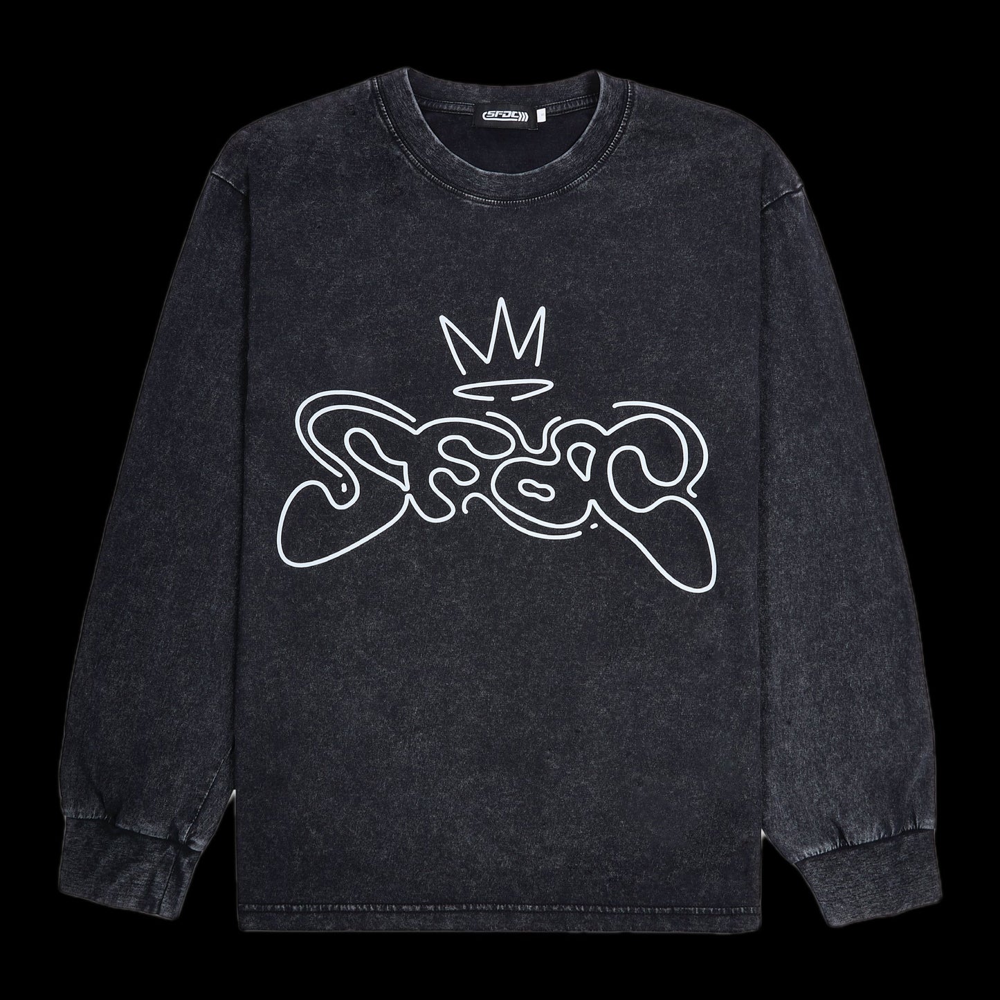 SFDC Long Sleeve T-Shirt – Washed Black