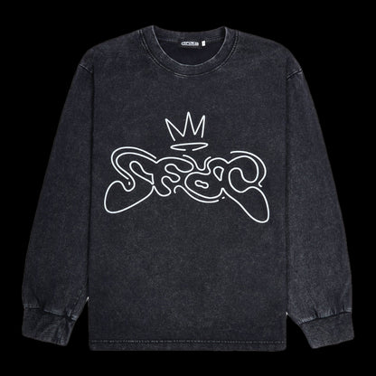 SFDC Long Sleeve T-Shirt – Washed Black
