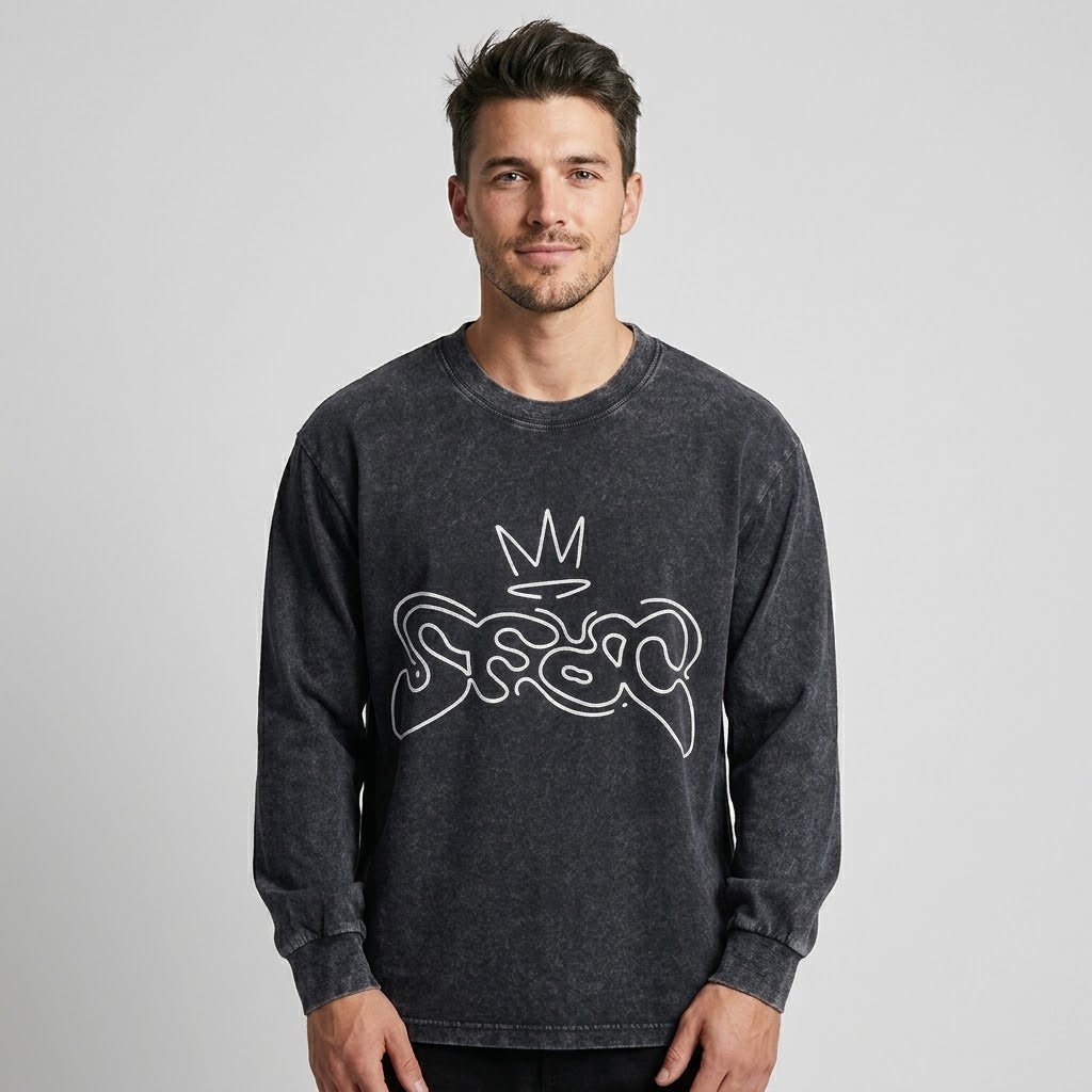 SFDC Long Sleeve T-Shirt – Washed Black