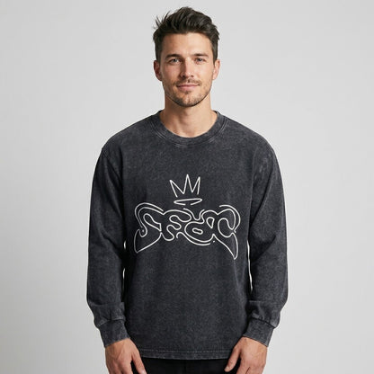 SFDC Long Sleeve T-Shirt – Washed Black