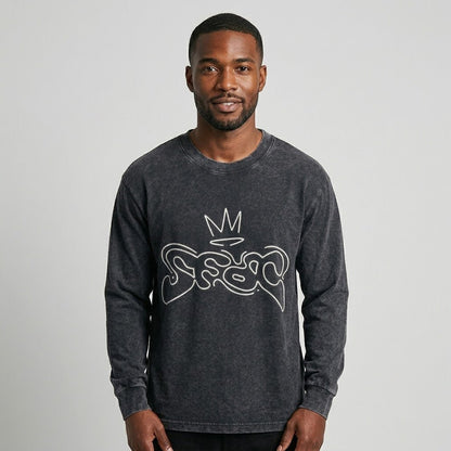 SFDC Long Sleeve T-Shirt – Washed Black