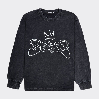 SFDC Long Sleeve T-Shirt – Washed Black