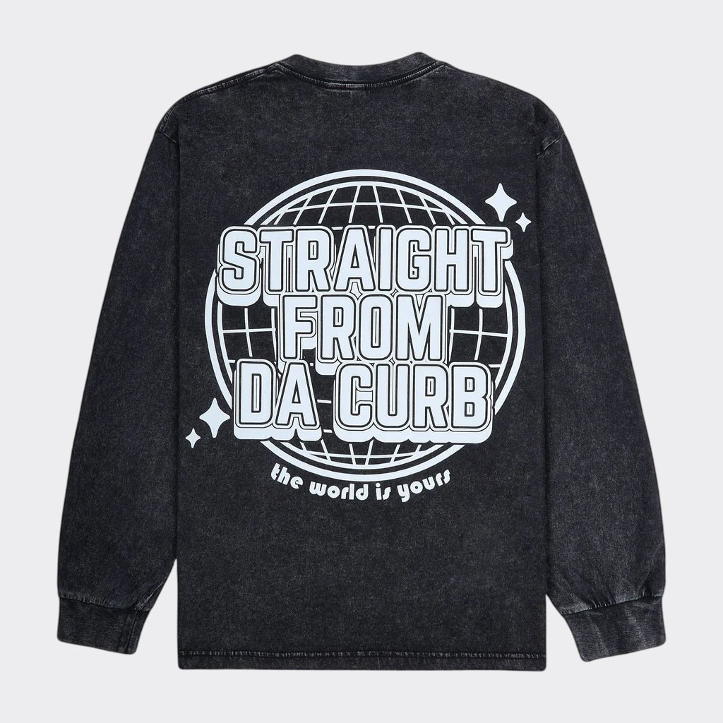 SFDC Long Sleeve T-Shirt – Washed Black