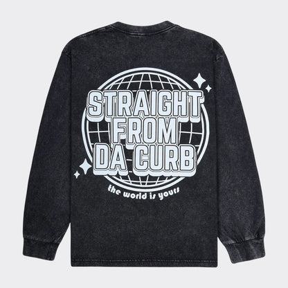 SFDC Long Sleeve T-Shirt – Washed Black