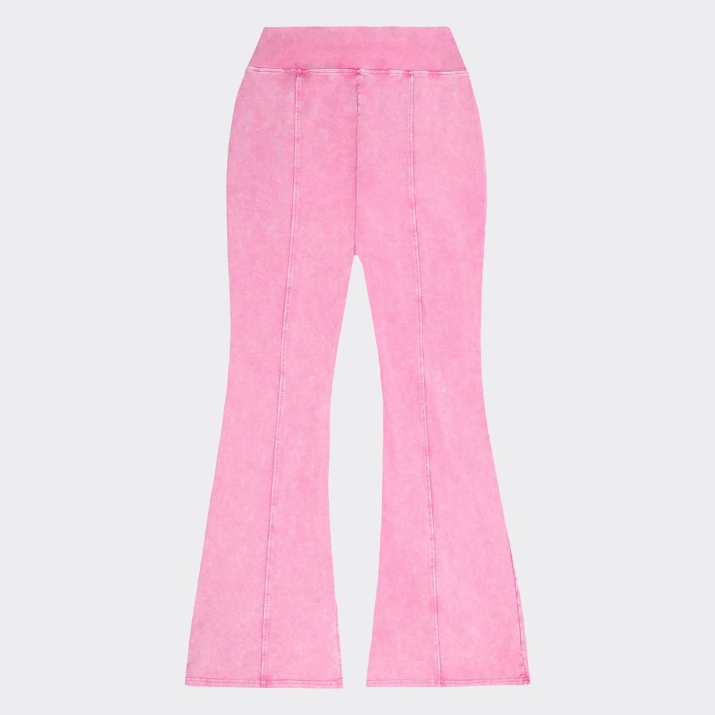 SFDC Women’s Flared Track Bottoms – Pink Wash