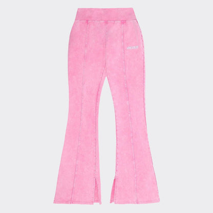 SFDC Women’s Flared Track Bottoms – Pink Wash